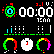 华米跃我Amazfit Bip手表表盘
