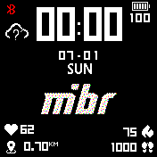 华米跃我Amazfit Bip手表表盘
