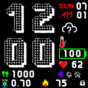 华米跃我Amazfit Bip手表表盘