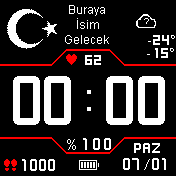 华米跃我Amazfit Bip手表表盘