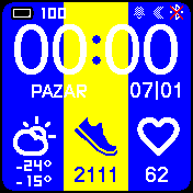 华米跃我Amazfit Bip手表表盘