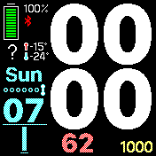 华米跃我Amazfit Bip手表表盘