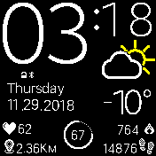 华米跃我Amazfit Bip手表表盘