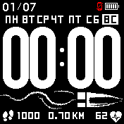 华米跃我Amazfit Bip手表表盘