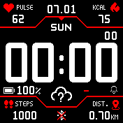 华米跃我Amazfit Bip手表表盘