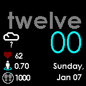 华米跃我Amazfit Bip手表表盘