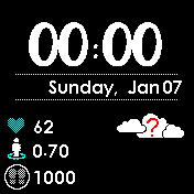 华米跃我Amazfit Bip手表表盘