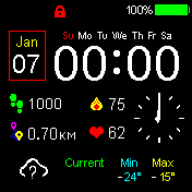华米跃我Amazfit Bip手表表盘