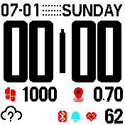 华米跃我Amazfit Bip手表表盘