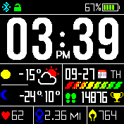 华米跃我Amazfit Bip手表表盘