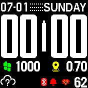 华米跃我Amazfit Bip手表表盘
