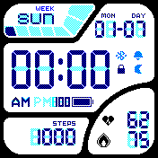 华米跃我Amazfit Bip手表表盘