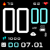 华米跃我Amazfit Bip手表表盘