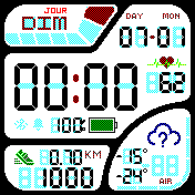 华米跃我Amazfit Bip手表表盘