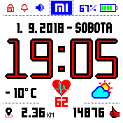 华米跃我Amazfit Bip手表表盘