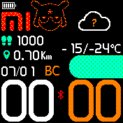 华米跃我Amazfit Bip手表表盘