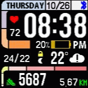 华米跃我Amazfit Bip手表表盘