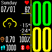 华米跃我Amazfit Bip手表表盘