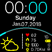 华米跃我Amazfit Bip手表表盘