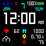 华米跃我Amazfit Bip手表表盘