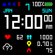 华米跃我Amazfit Bip手表表盘