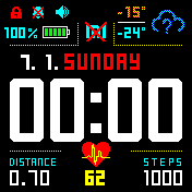 华米跃我Amazfit Bip手表表盘