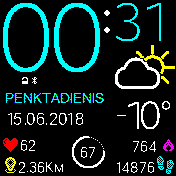 华米跃我Amazfit Bip手表表盘