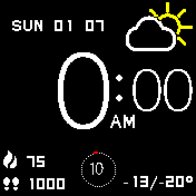 华米跃我Amazfit Bip手表表盘