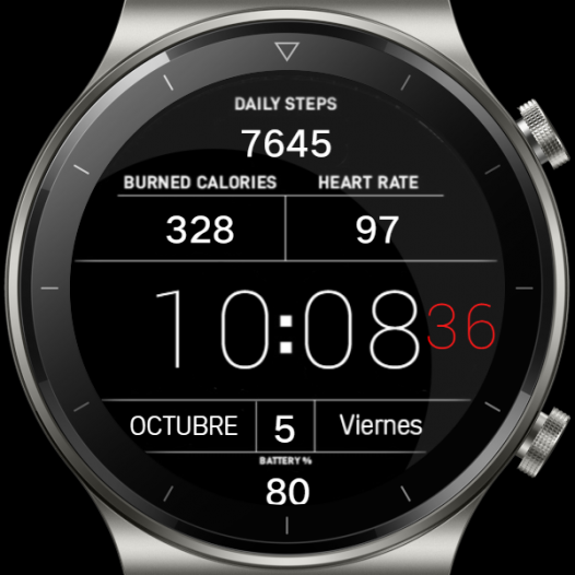 华为Huawei Watch GT/GT 2 46mm GT / GT 2 46mm手表表盘