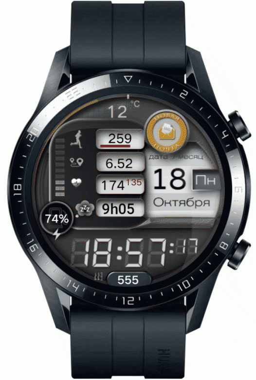 华为Huawei Watch GT/GT 2 46mm GT / GT 2 46mm手表表盘