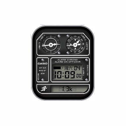 Casio卡西欧复古数字表盘