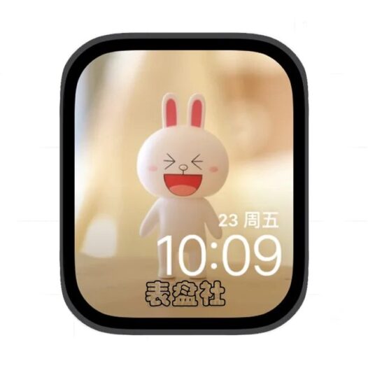 AI小兔子苹果手表iwatch壁纸表盘