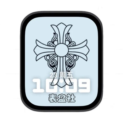Chrome Hearts克罗心简约logo苹果Apple Watch景深人像表盘