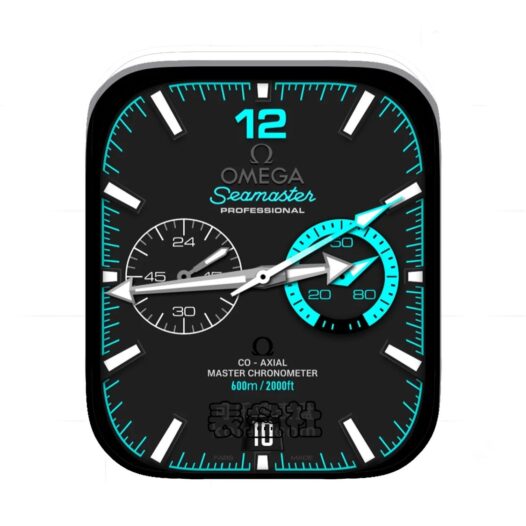 Omage欧米茄双盘式夜光Ultra专用表盘