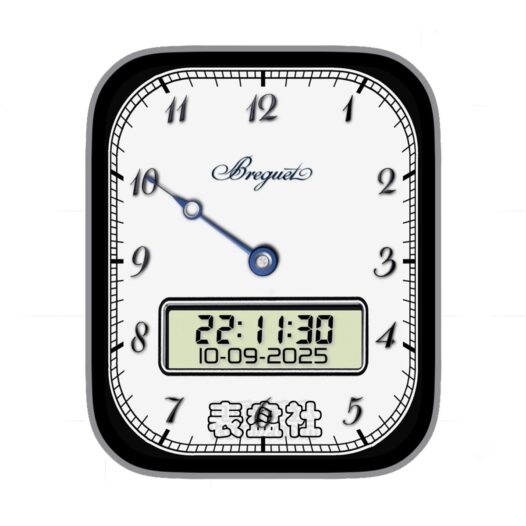 BREGUET宝玑白底简约数字ultra专用表盘.clock&clock2 79271