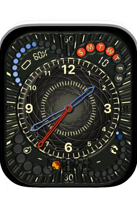 灰黑底复杂功能Ultra专用表盘