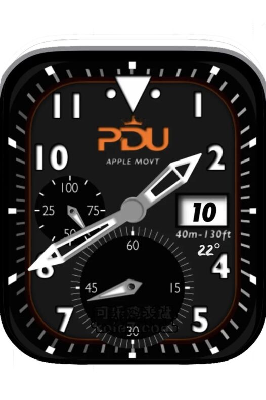 酷黑简约年历Ultra专用表盘