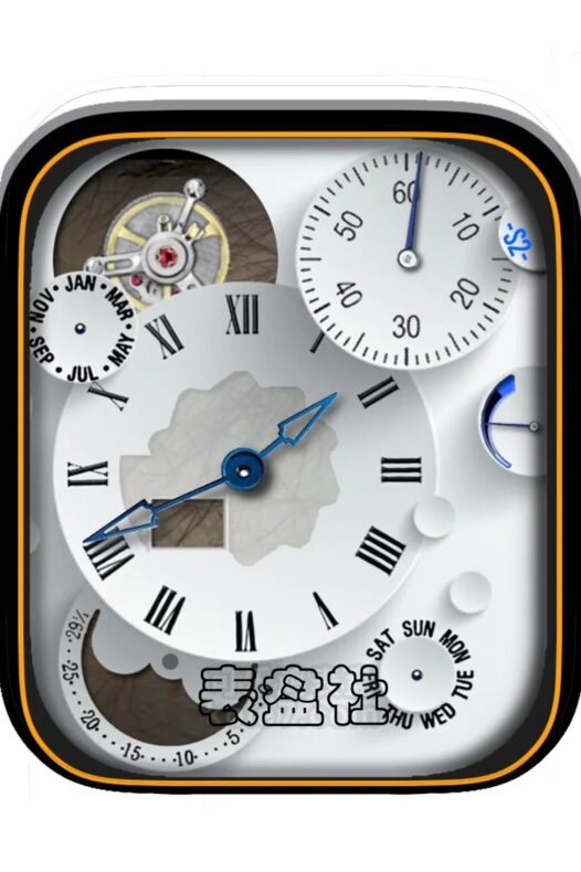 多盘式罗马数字表盘