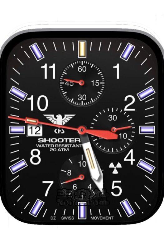 SHOOTER射手酷黑三盘式年历Ultra专用表盘