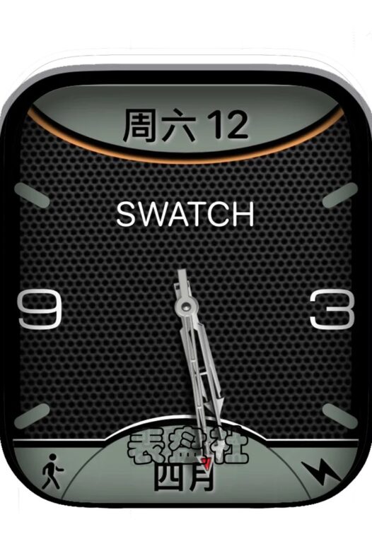 Swatch斯沃琪蜂窝孔简约数字表盘