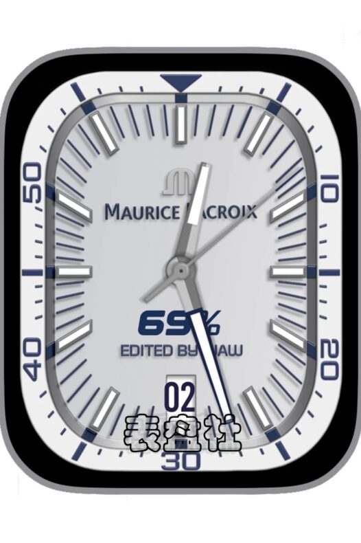 MAURICE LACROIX 艾美灰底简约年历Ultra专用表盘