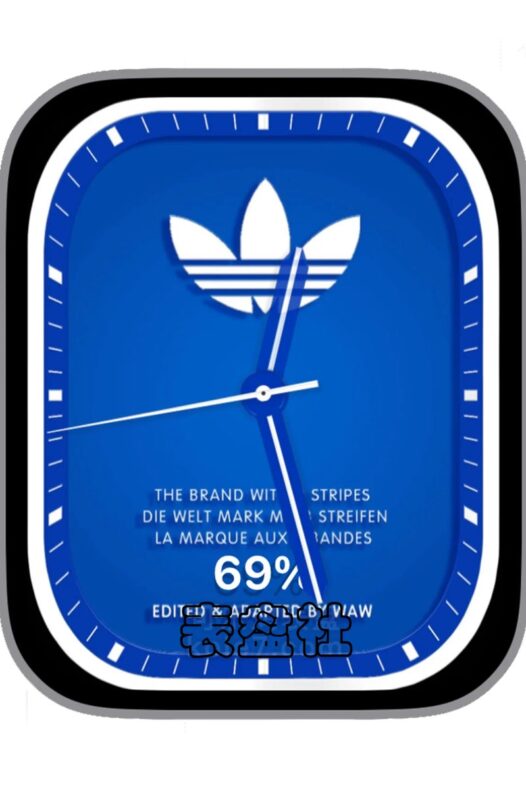 Adidas阿迪达斯蓝盘简约Ultra专用表盘