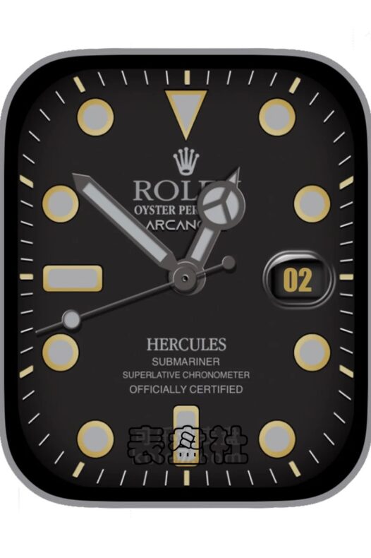 Rolex劳力士灰黑简约年历Ultra专用表盘