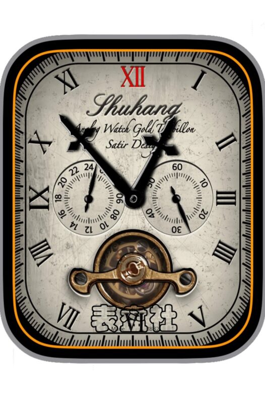 SHUHANG复古机械陀飞轮罗马数字Ultra专用表盘.clock&clock2 78718