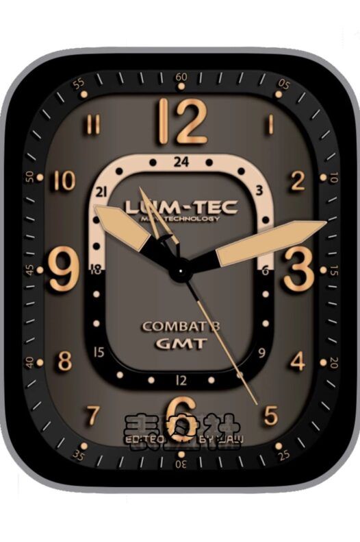 Lum-Tec灰黑简约数字ultra专用表盘.clock&clock2 79295