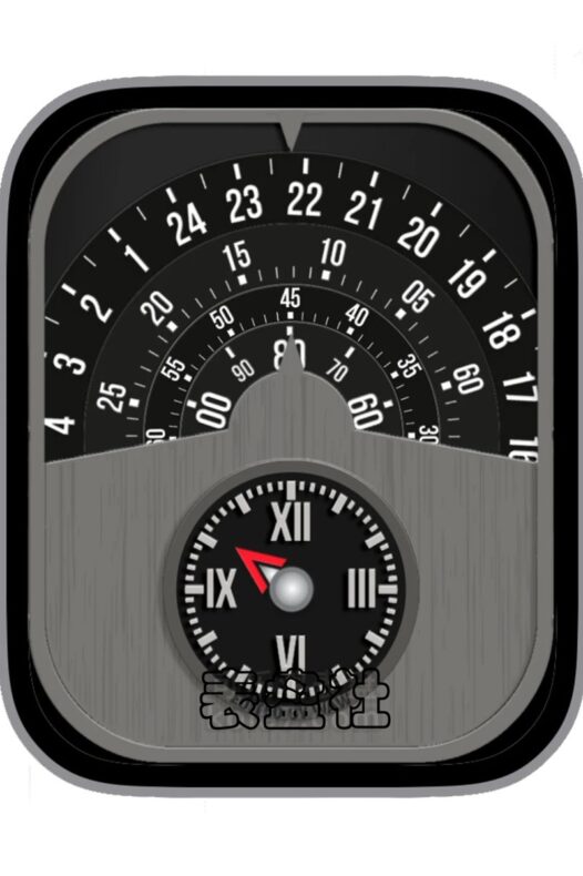 灰黑金属拉丝简约数字ultra专用表盘.clock&clock2 79303