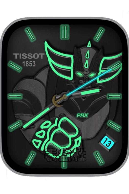 Tissot天梭PRX Powermatic 80 UFO机器人古连泰沙特别夜光版ultra专用表盘.clock&clock2 79879