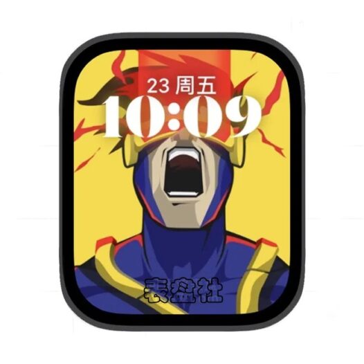 卡通苹果手表iwatch壁纸人像表盘