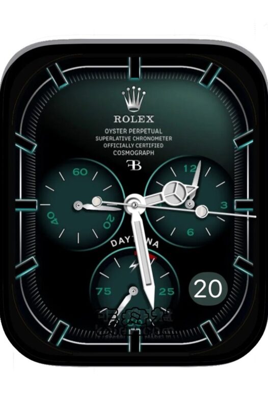 Rolex劳力士墨绿三盘式年历Ultra专用表盘