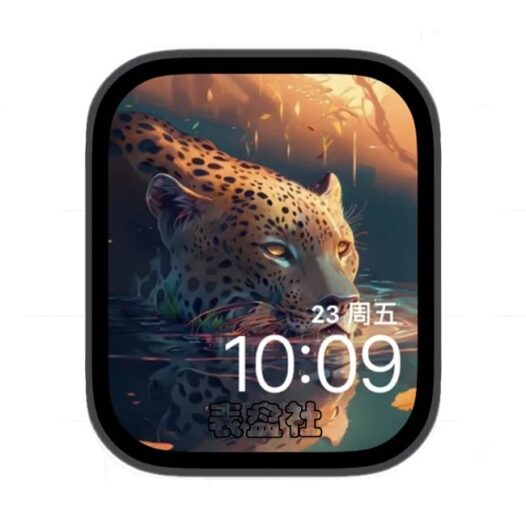 3D花豹苹果手表iwatch壁纸表盘